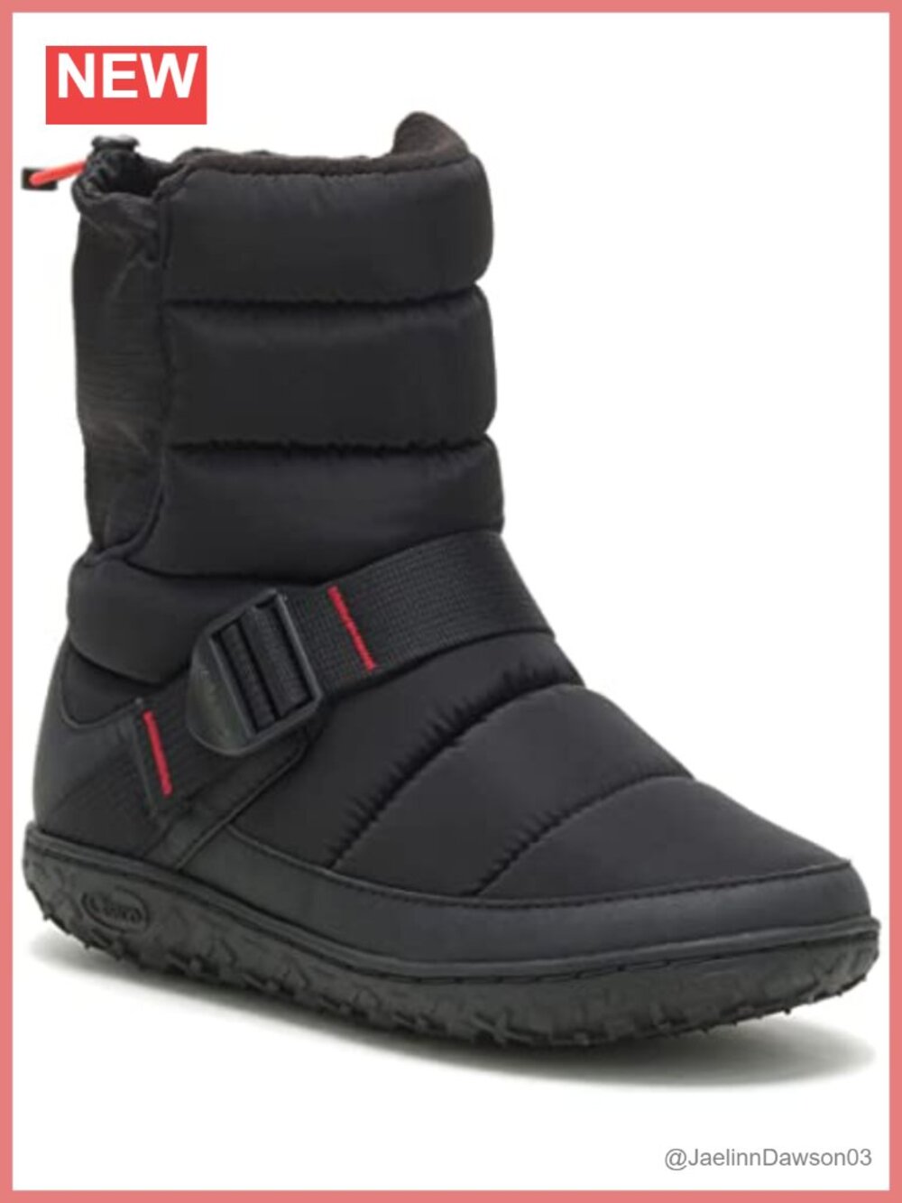 Chaco Women's Quilted Ankle Snow Boots with Fleece Lining